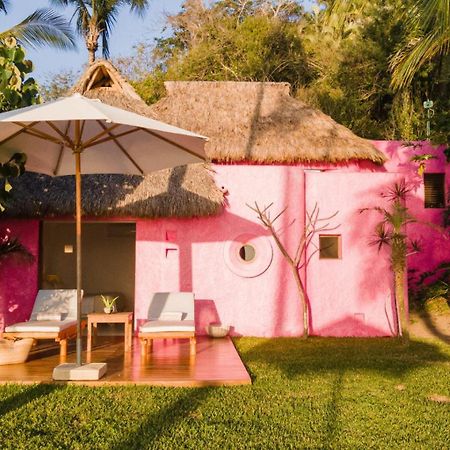 Playa Rosa Bungalows Careyes Ngoại thất bức ảnh