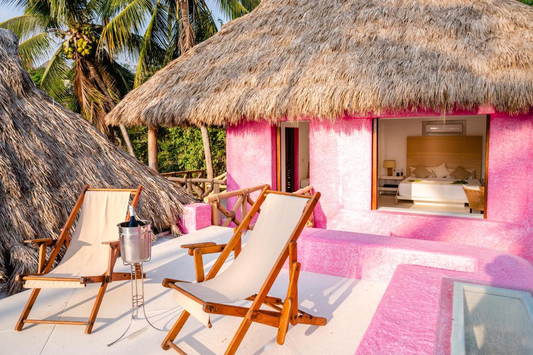 Playa Rosa Bungalows Careyes Ngoại thất bức ảnh