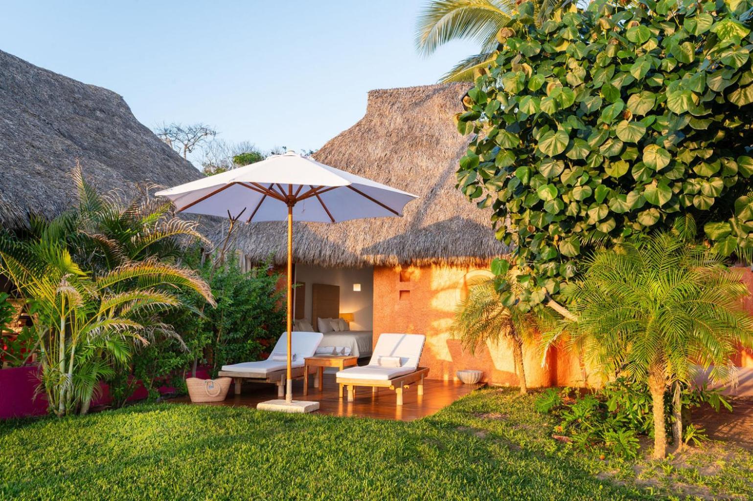 Playa Rosa Bungalows Careyes Ngoại thất bức ảnh